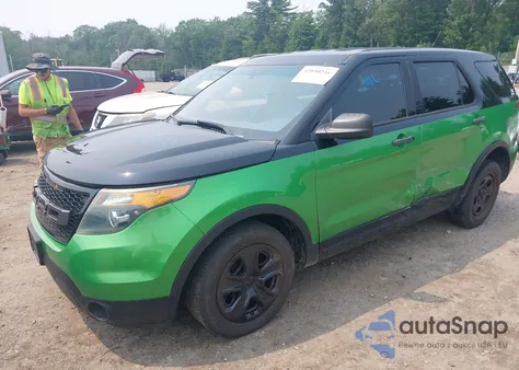 2013 Ford Police Interceptor из США, поврежденный, VIN 1FM5K8ARXDGA38646